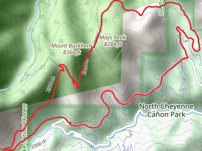 Mount Buckhorn via Captain Jacks Trail