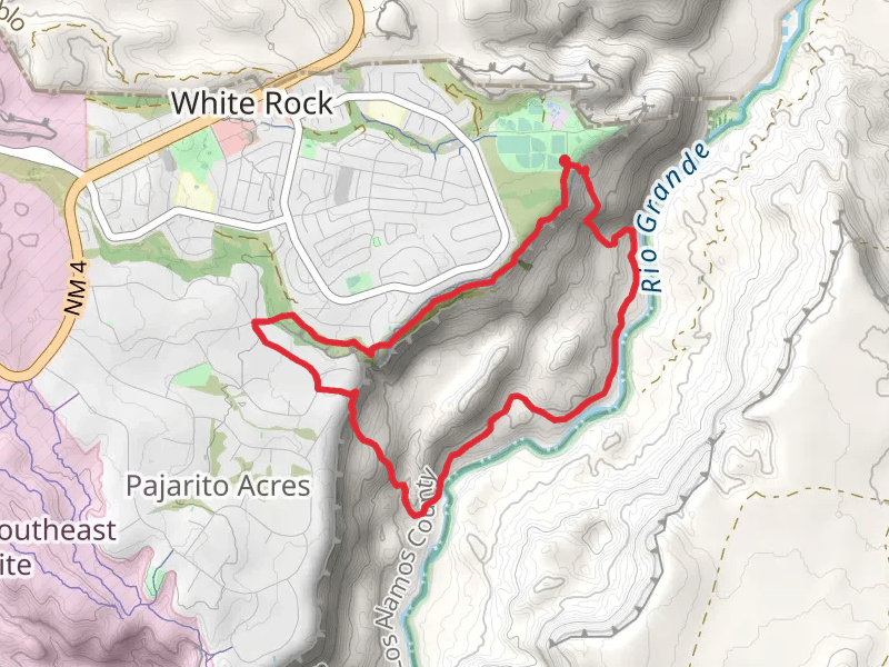 White Rock Canyon Rim - River Loop Trail