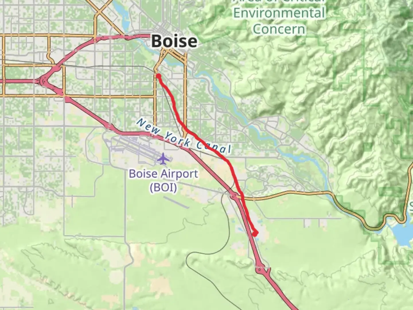 An image depicting the trail South Federal Way and its surrounding area.