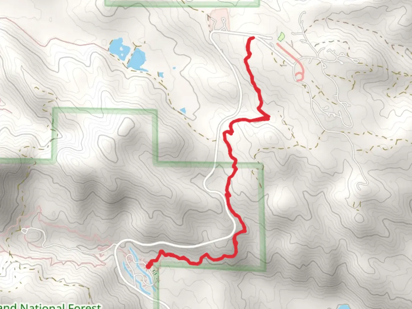An image depicting the trail Observatory Trail and its surrounding area.