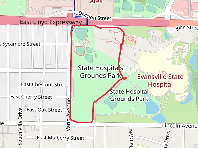 State Hospitals Grounds Park Loop