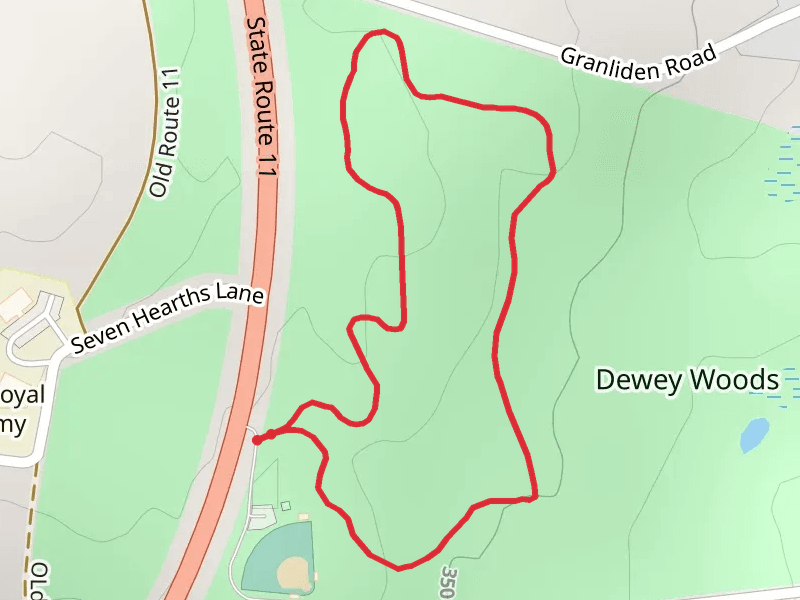 Dewey Woods Park Loop Trail