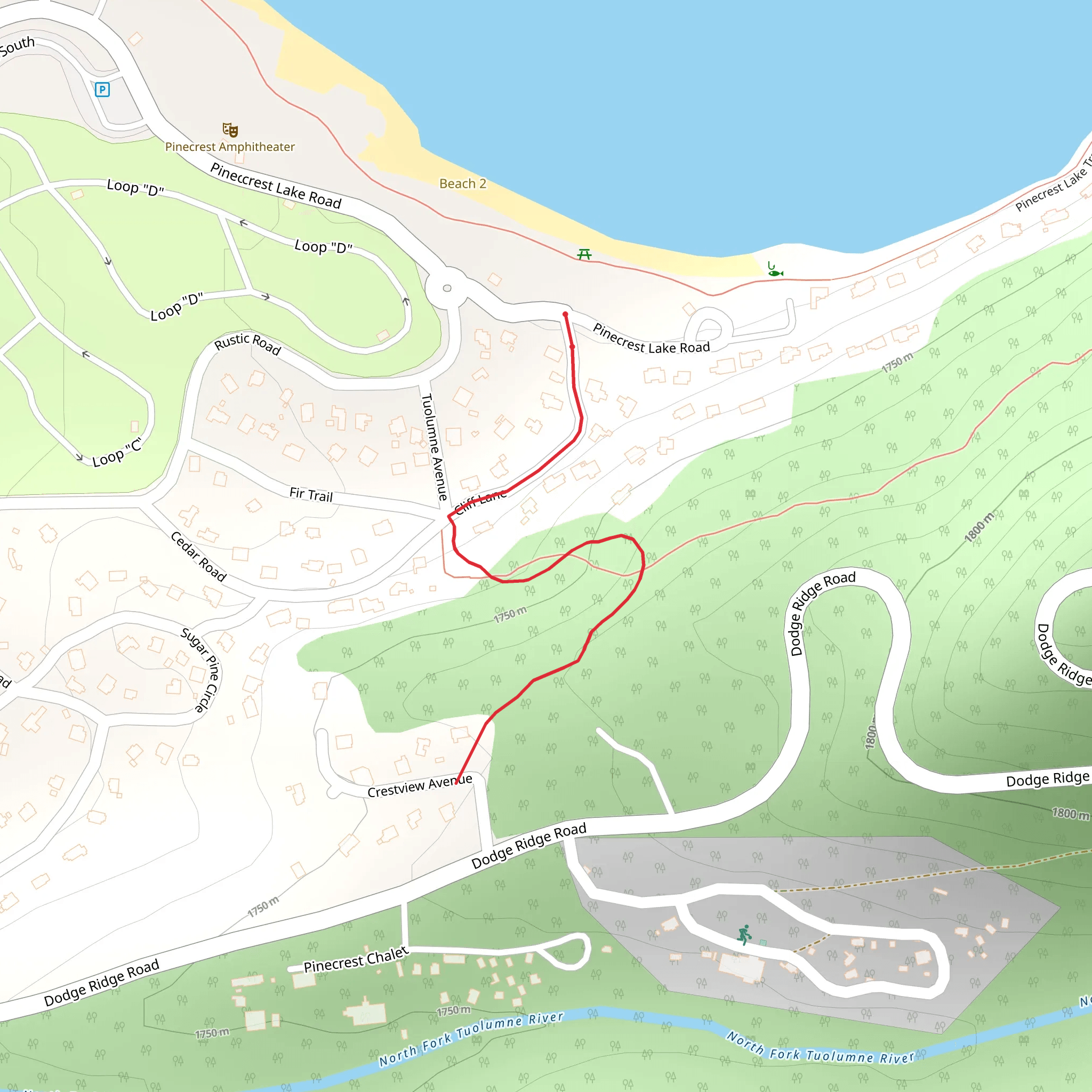 Pioneer Trail mobile static map