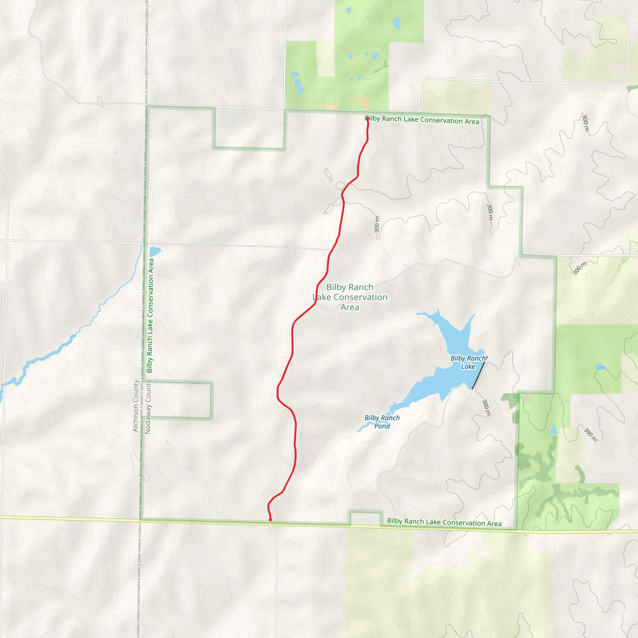 Huff Creek Walk mobile static map