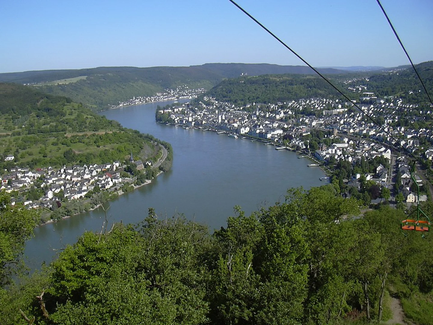 An image depicting the trail Mittelchen Klettersteig and Linksrheinischer Jakobsweg Loop and its surrounding area.