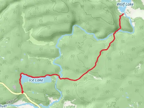 Ice Lake to Wolf Lake via Howard Eaton Trail