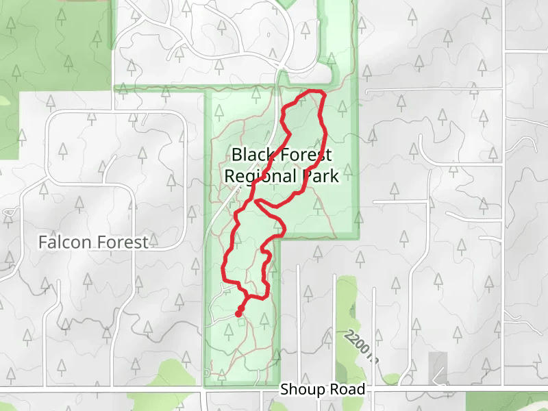 Pikes Peak Trail Loop