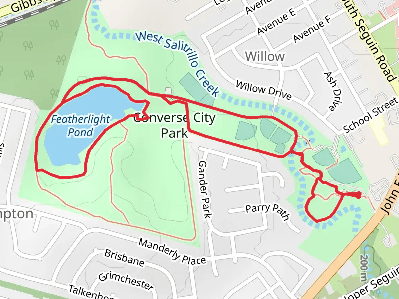 Featherlight Pond Loop - Converse City Park