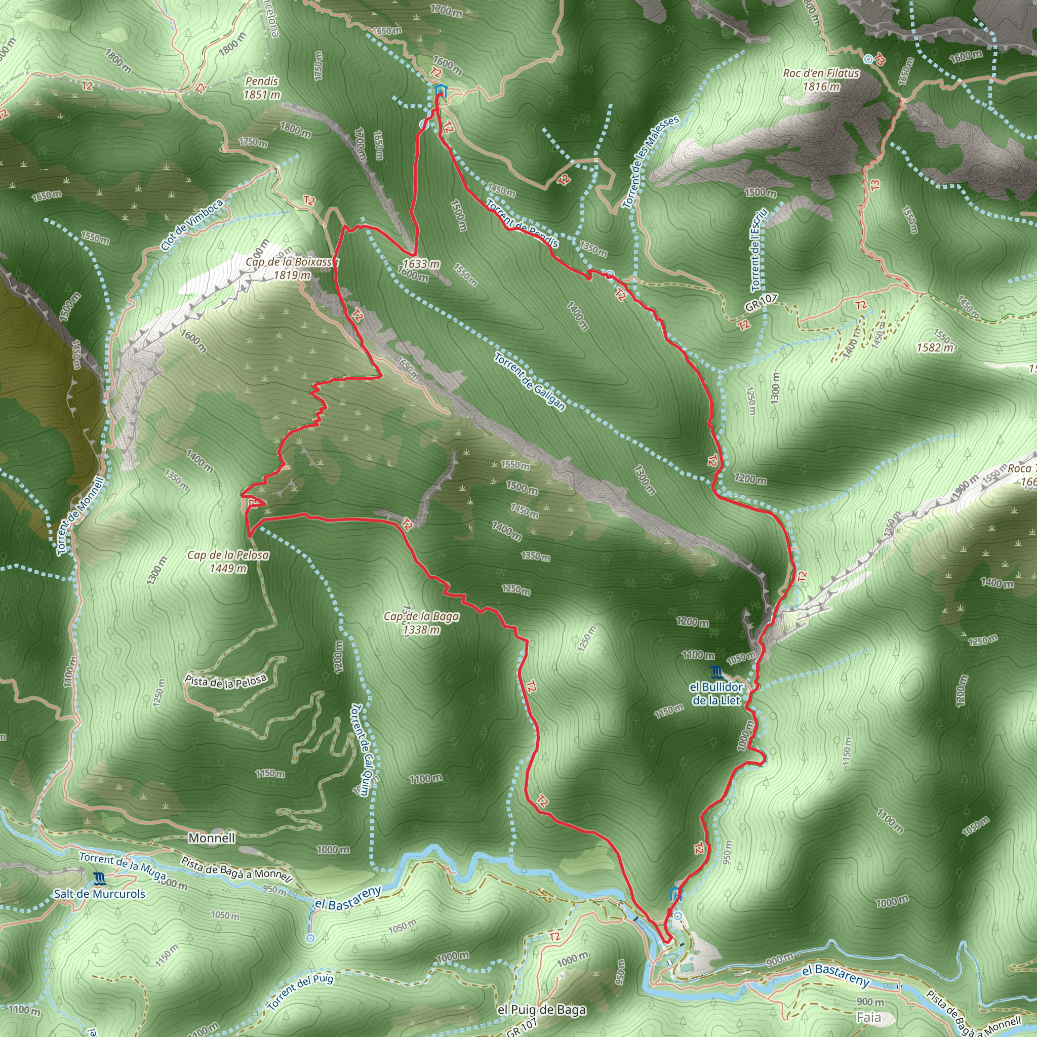 L'Hostalet PR C 125 mobile static map