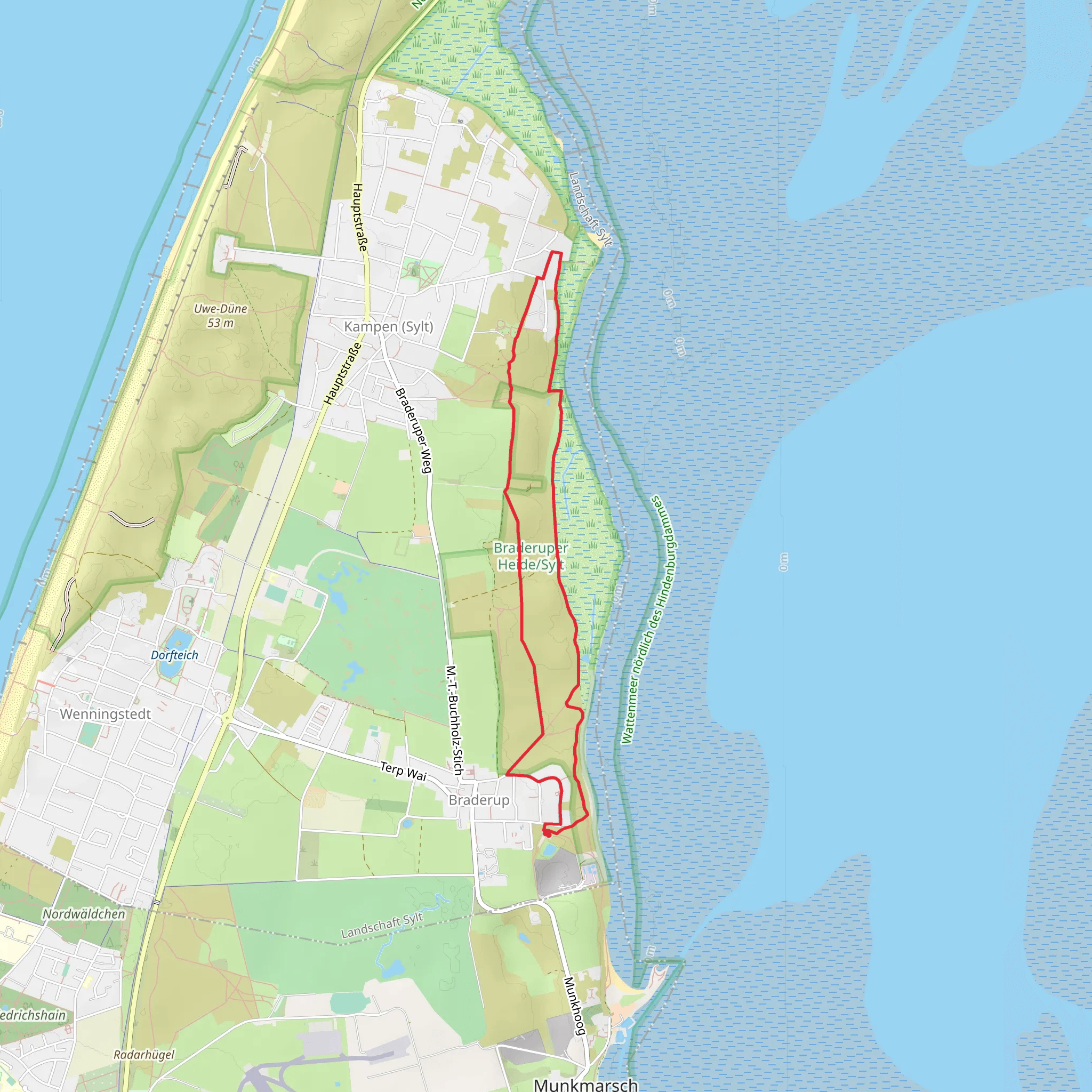 Braderuper Heide mobile static map