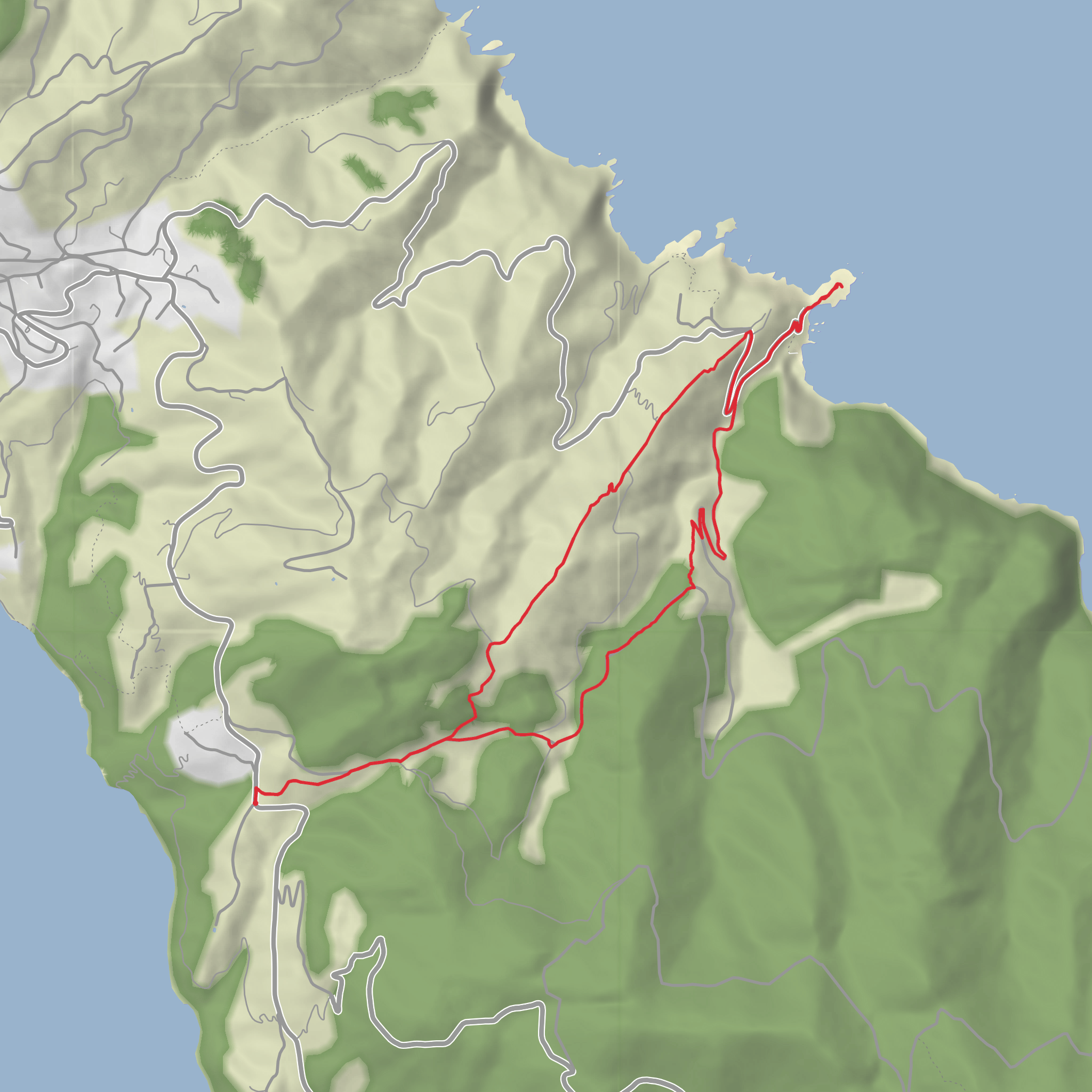 Paleo Klima and Aghios loannis Kastri Loop mobile static map