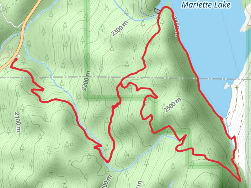 Marlette Creek Trail and Marlette Lake Trail Loop