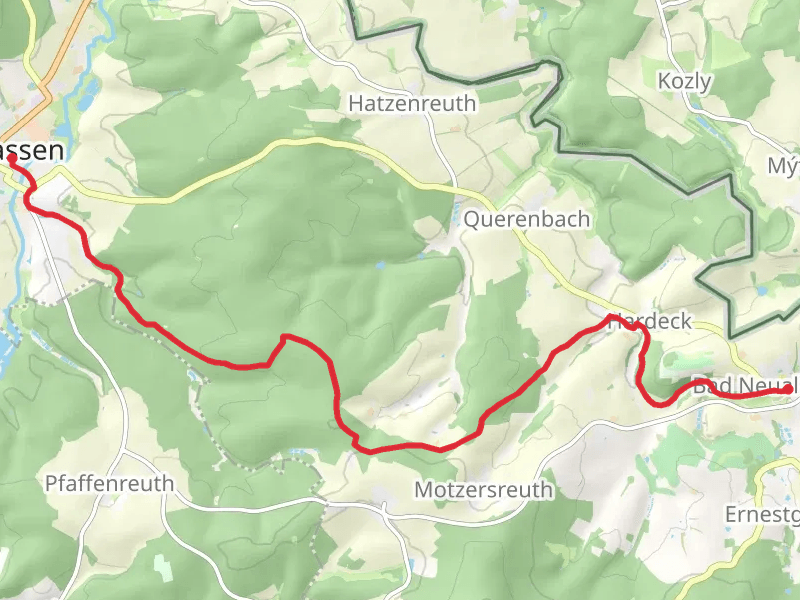 Waldsassen to Neualbenreuth via Nurtschweg