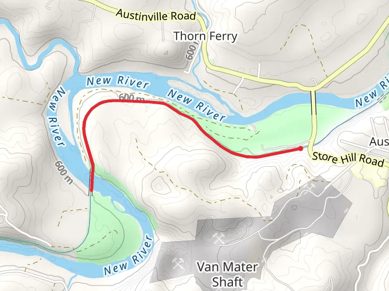 New River Trail - West from Austinville