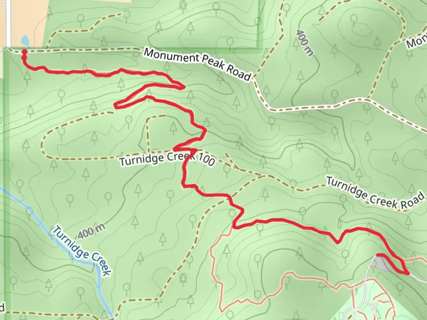 An image depicting the trail Magic and Wild Boar Trail and its surrounding area.