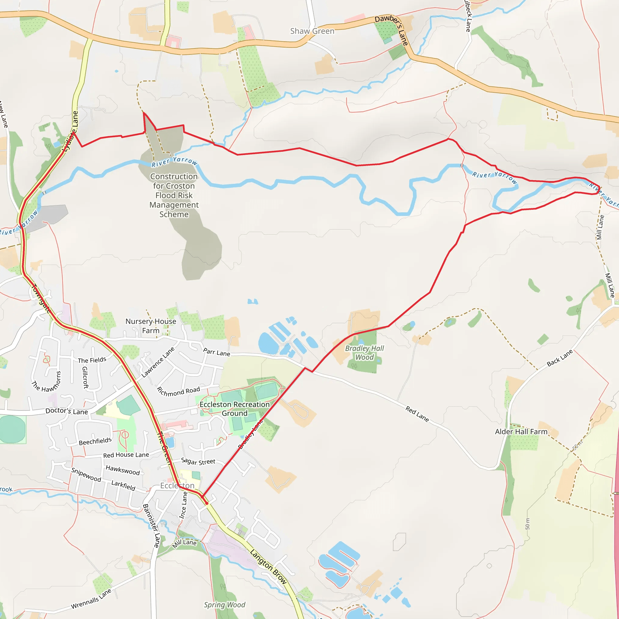 Eccleston Loop mobile static map