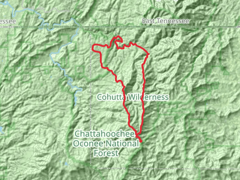 Cowpen Mountain, Buckeye Mountain and Jacks River Loop