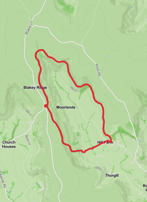Hike on Rosedale Circular mobile static map