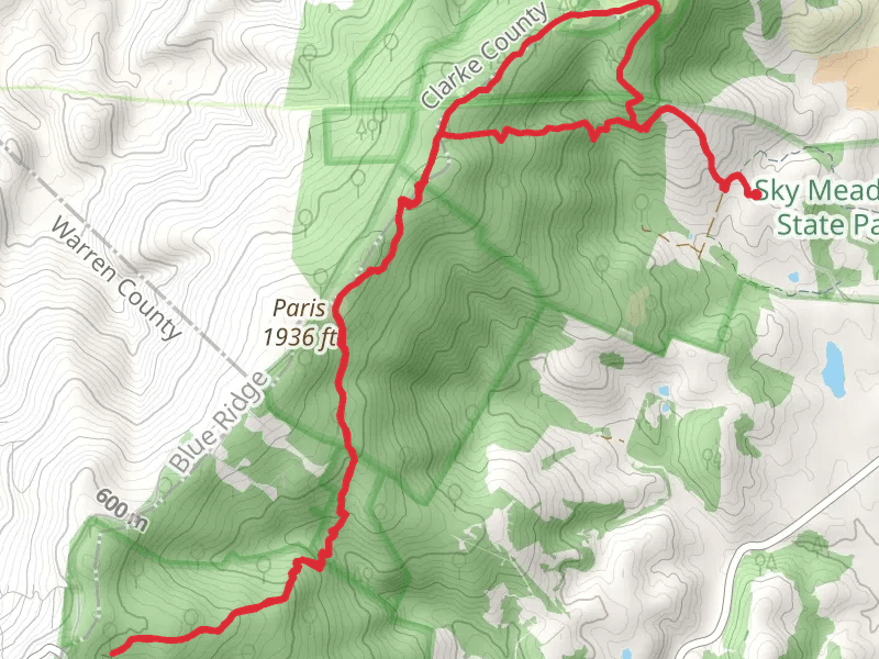 Piedmont Overlook - Ambassador Whitehouse - North Ridge - Appalachian Loop Trail