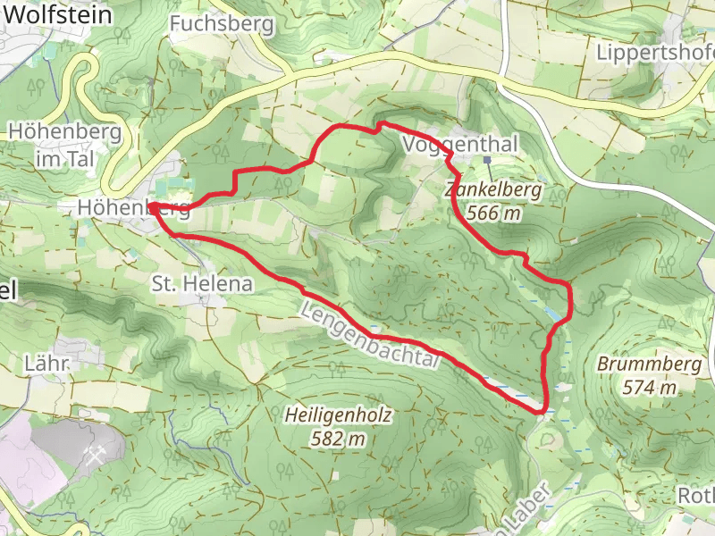 Voggenthal Loop via Lengenbachtalweg