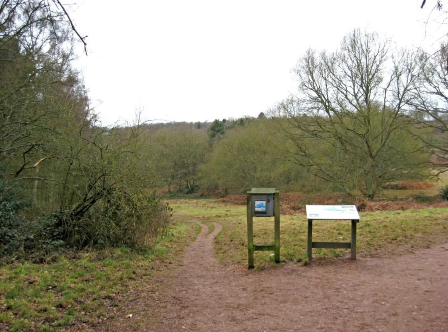 An image depicting the trail Kinver Edge Loop and its surrounding area.