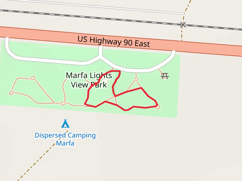Marfa Lights View Park Loop