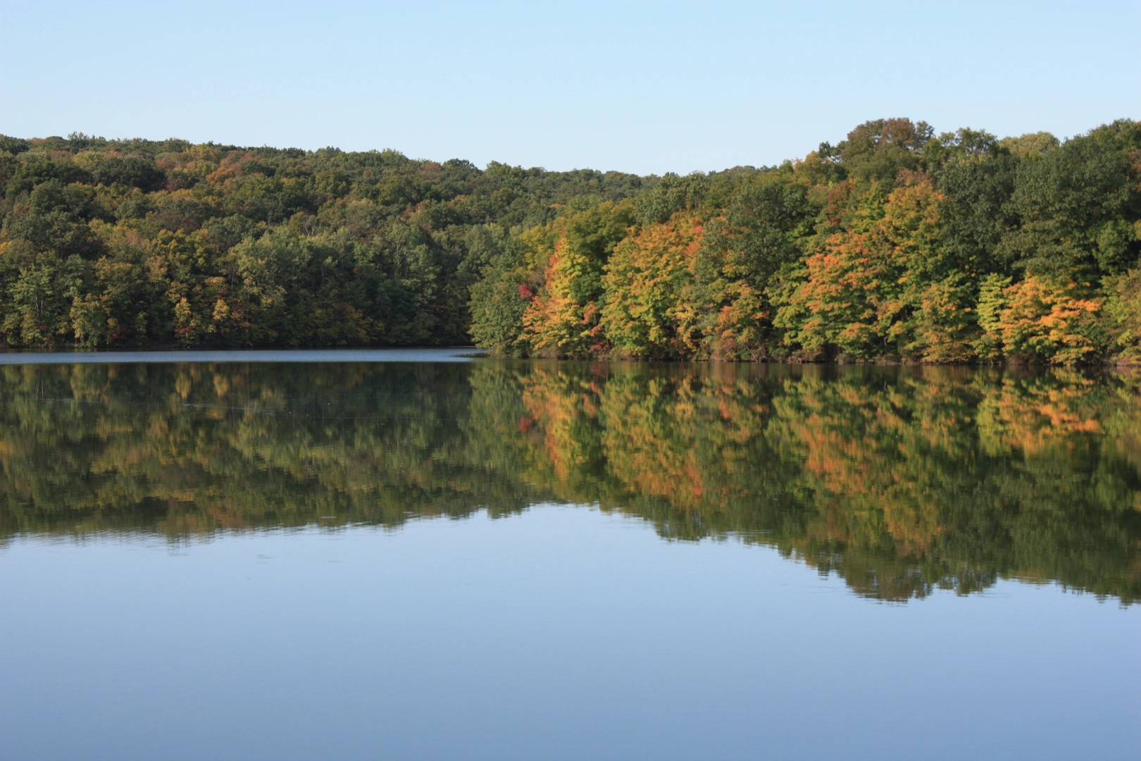 An image depicting the trail Perkiomen Creek and Green Lane Connector Trail and its surrounding area.