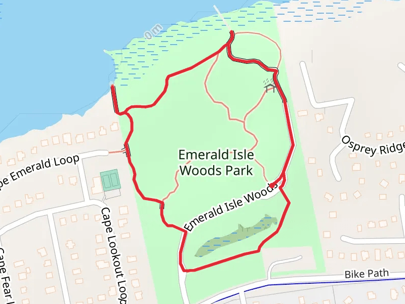 Emerald Isle Woods Park Loop
