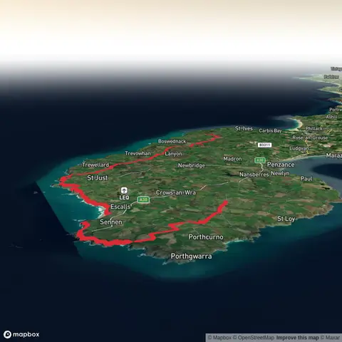 St buryan to lands End to Cape Cornwall