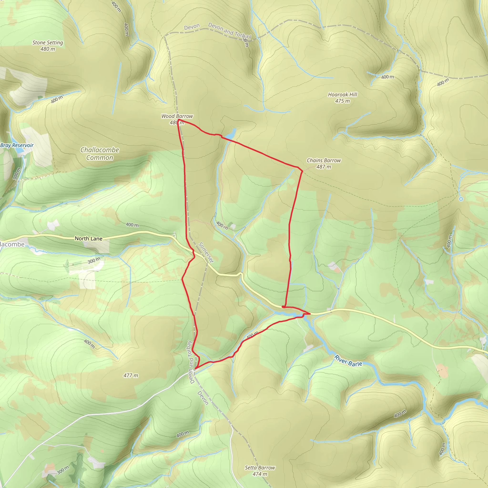 The Chains Loop mobile static map