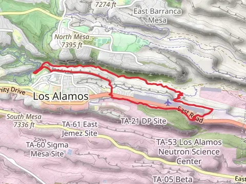 Canyon Rim, Pueblo Canyon and Zipline Loop Trail