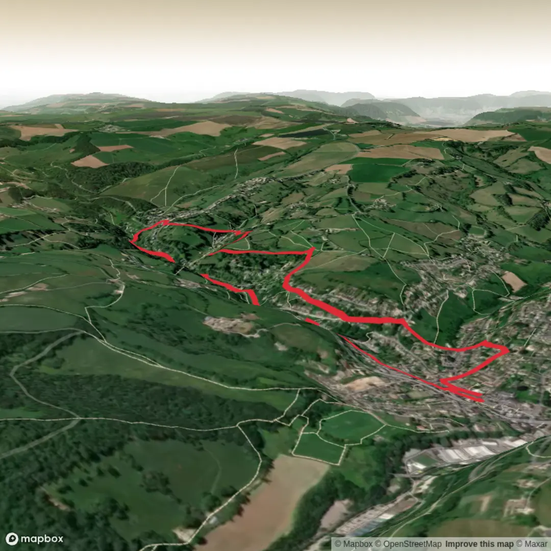 An image depicting the trail Nailsworth, Ruskin, Horsley and its surrounding area.