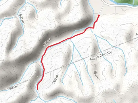 Styles Falls via Purgatory Creek