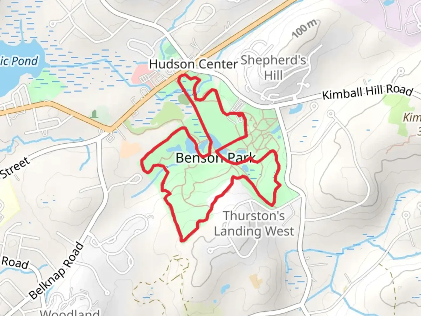 An image depicting the trail Beaver Pond and Swan Lake Loop Trail and its surrounding area.
