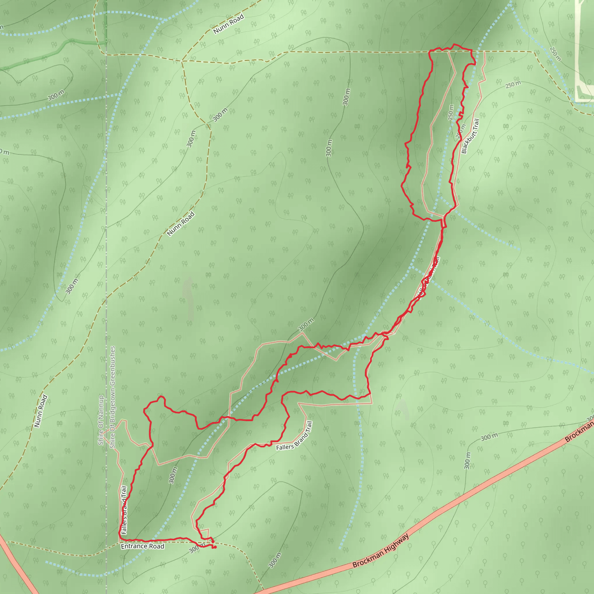 Bridgetown Jarrah Park mobile static map