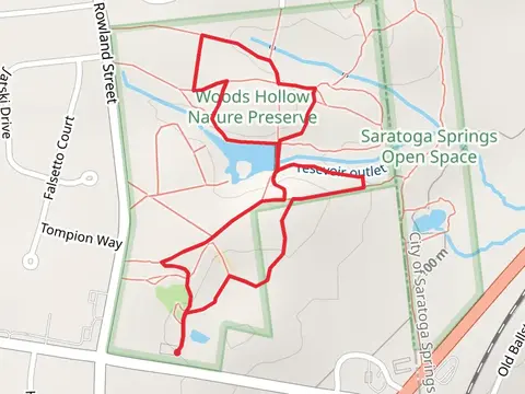 Red, Yellow and Ballston Spa Reservoir Loop