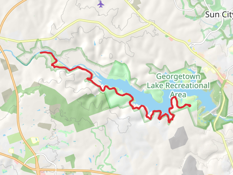 San Gabriel River and Good Water Trail