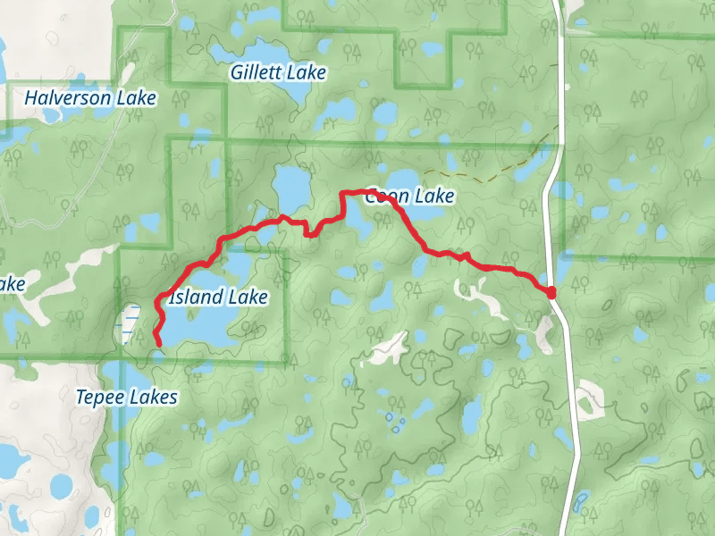 Island Lake via NCT