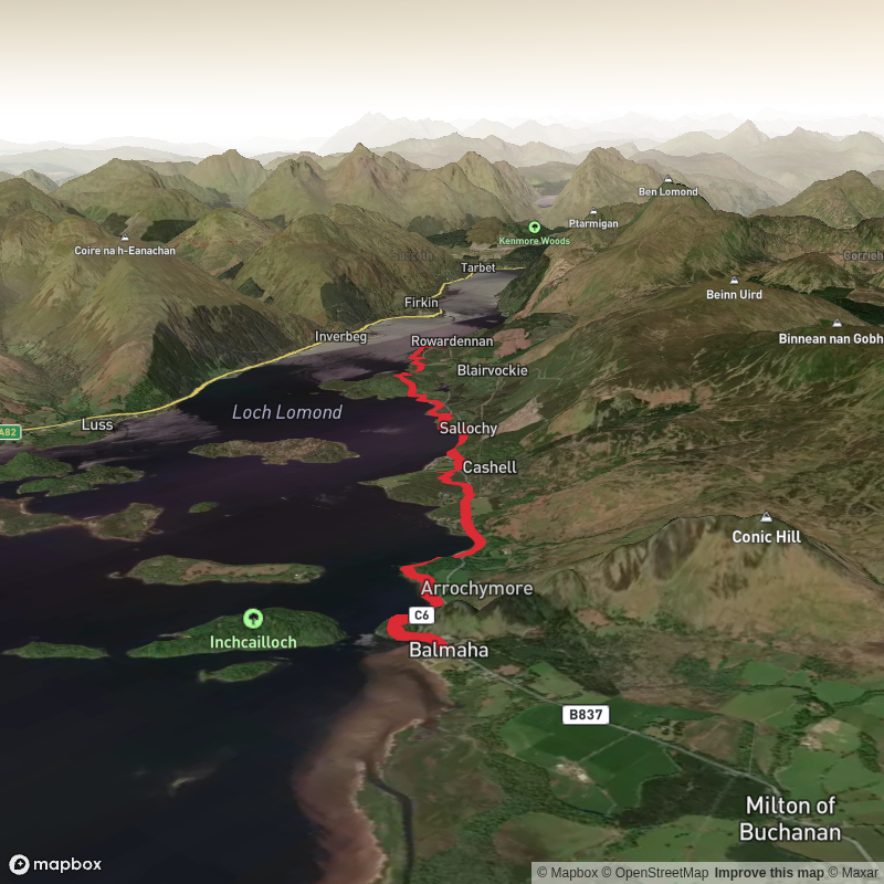 Balmaha to Rowardennan