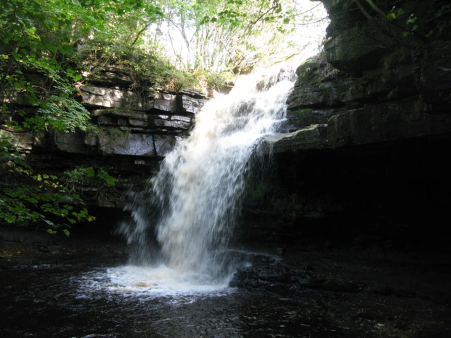 An image depicting the trail High Force, River Tees and Summerhill Force and its surrounding area.