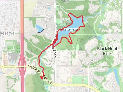 Lake Lenexa Loop via Coon Creek