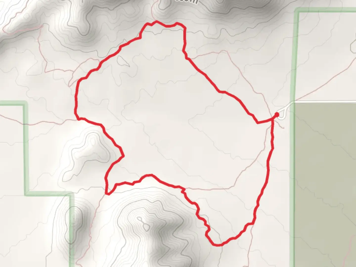 An image depicting the trail San Tan and Goldmine Loop Trail and its surrounding area.