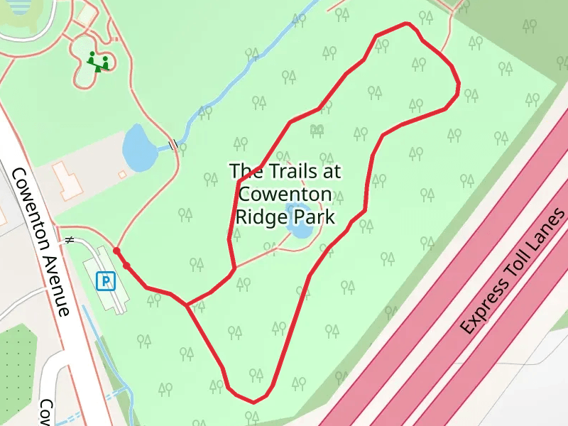 The Trails at Cowenton Ridge Park Loop