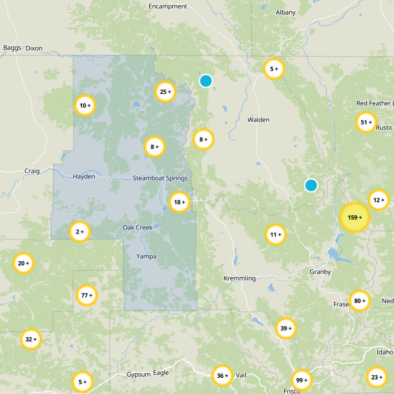 Routt County Static Map