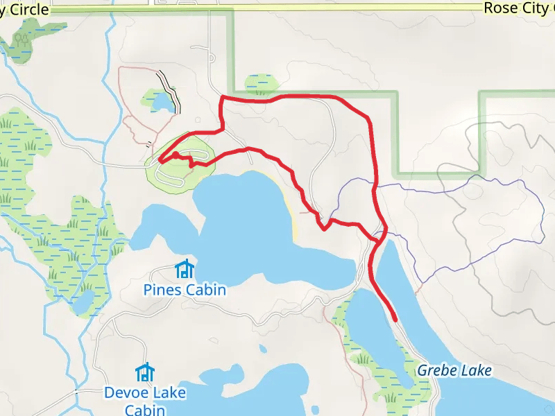 Grousehaven Lake and Lodge Lake Loop