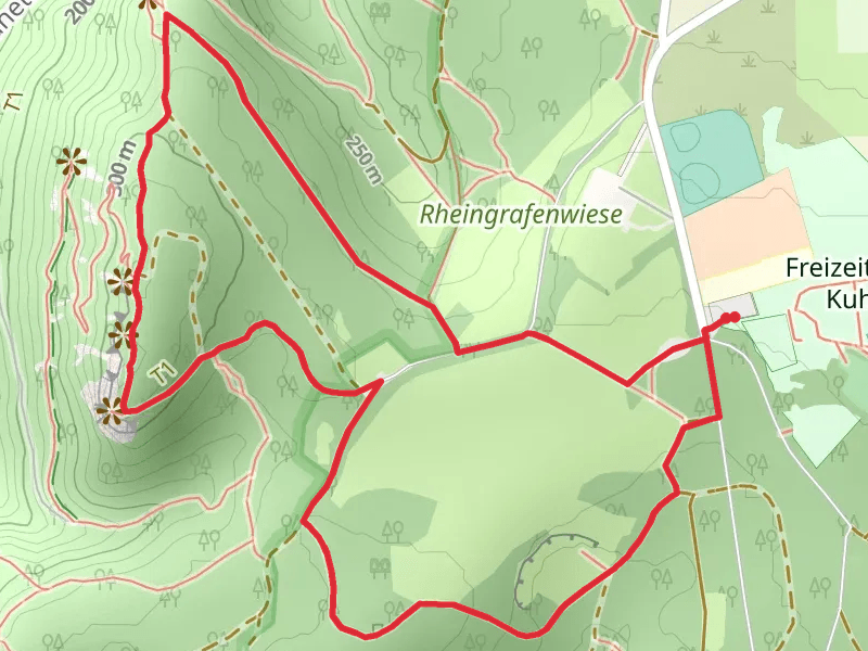 Schloss Rheingrafenstein and Gans Loop