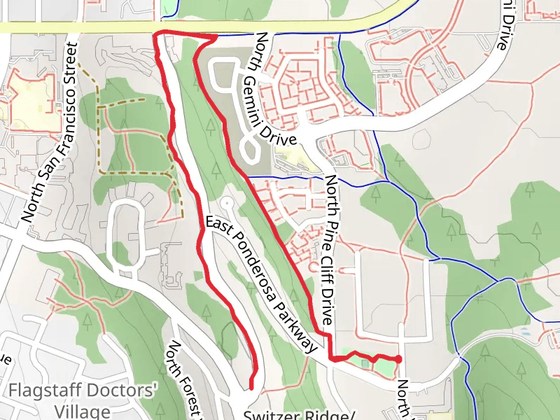 Sunset Trail and Flagstaff Urban Trail System