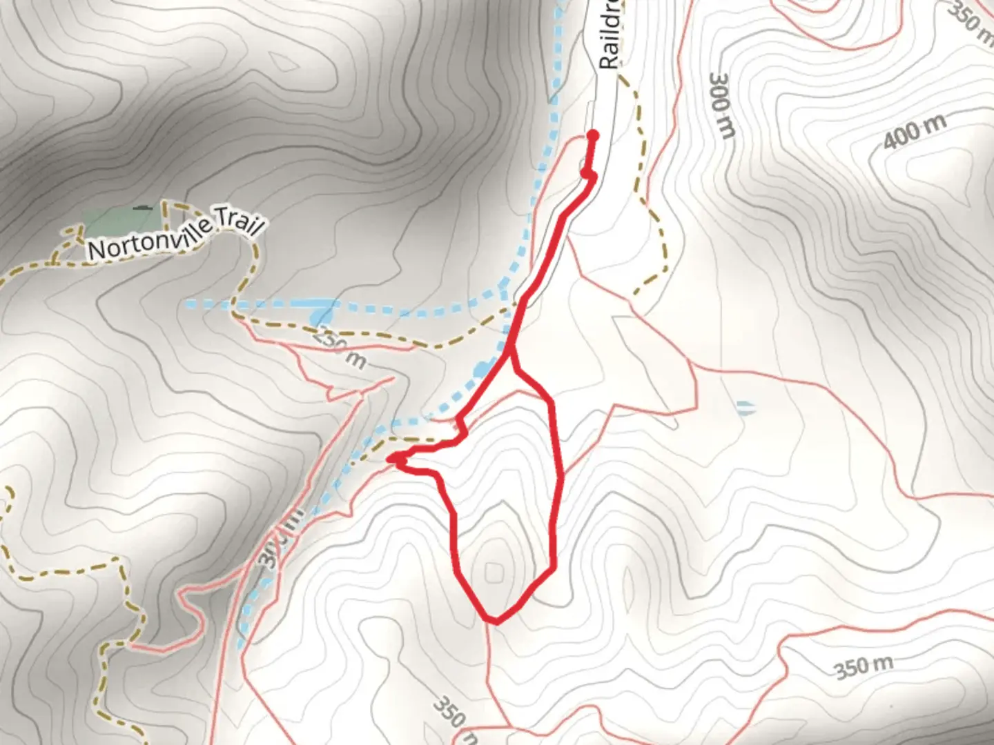 An image depicting the trail Chaparral Loop Trail from Somersville Road and its surrounding area.