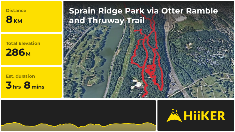 Sprain Ridge Park via Otter Ramble and Thruway Trail | Westchester