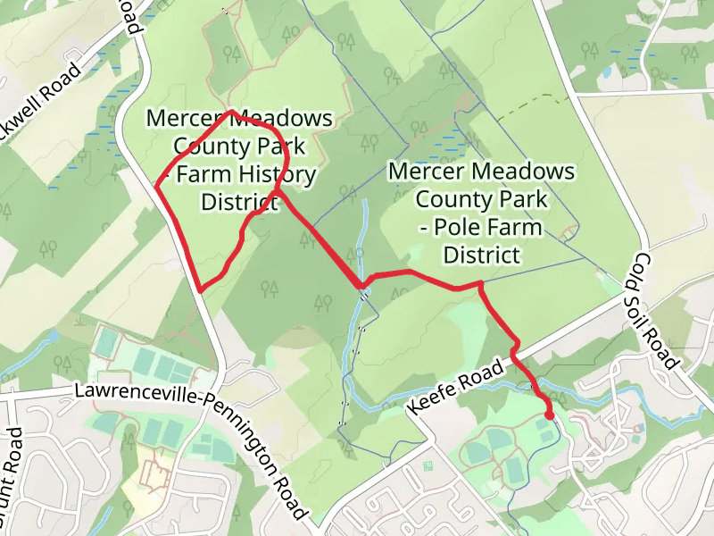 Reed - Bryan Farm Trail and Lawrence Hopewell Loop Trail